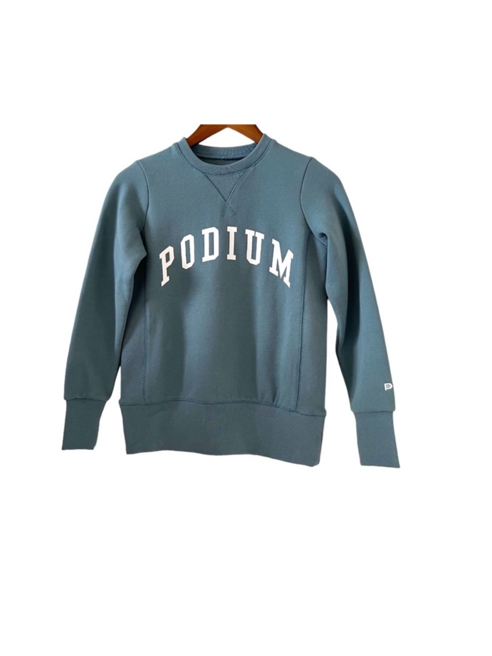 Podium Gear & Apparel NEW Women's Heavyweight Sweatshirt In Sea Green Size XS